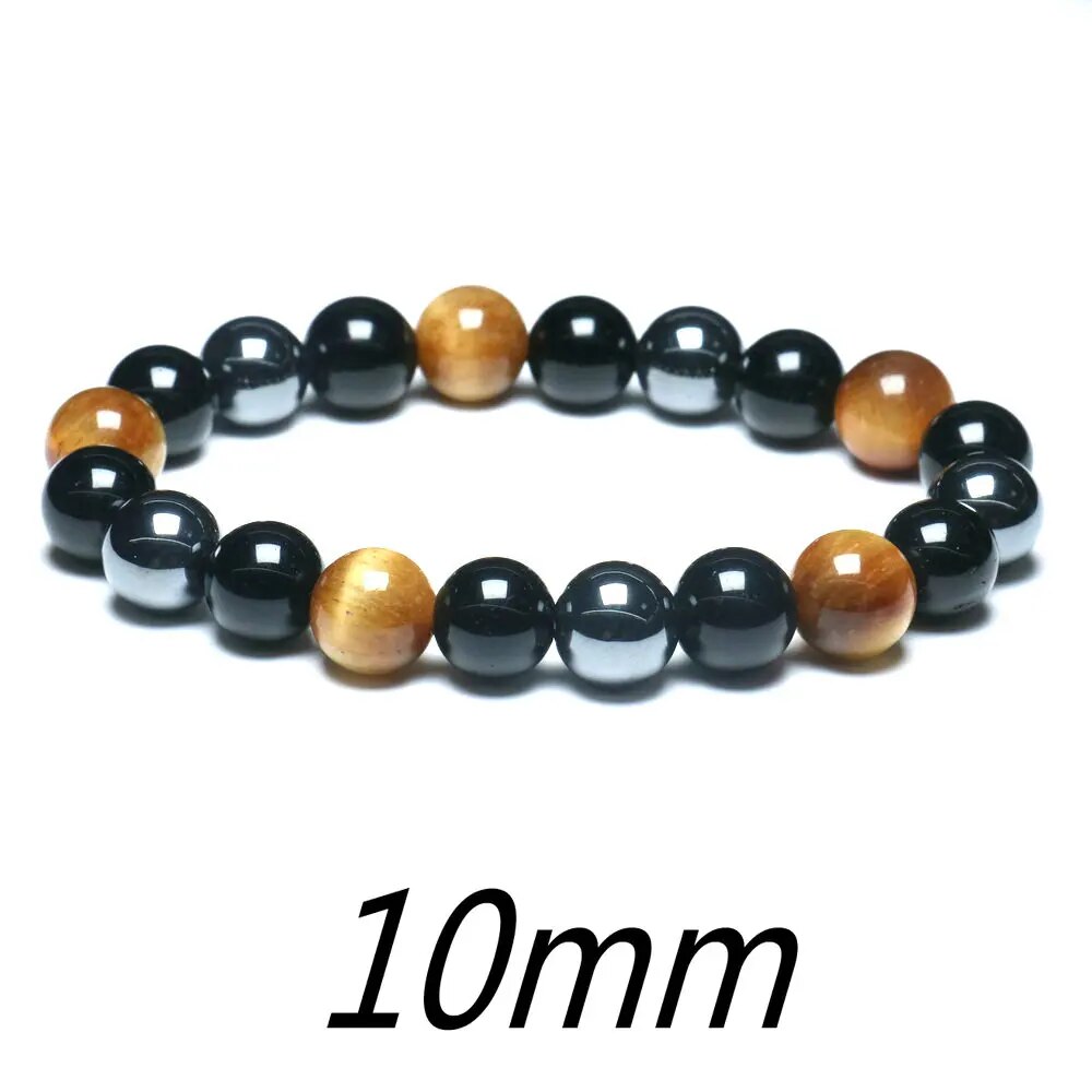 Joyería de pulsera de cuentas de ojo de tigre