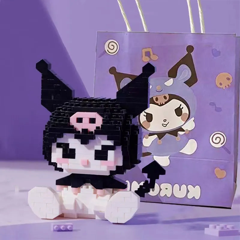 Zusammengebautes Hello Kitty-Bauspielzeug