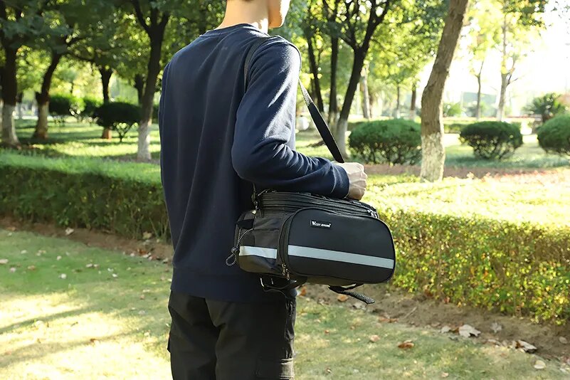 3 In 1 Waterproof Bicycle Trunk Large Capacity Travel Bag