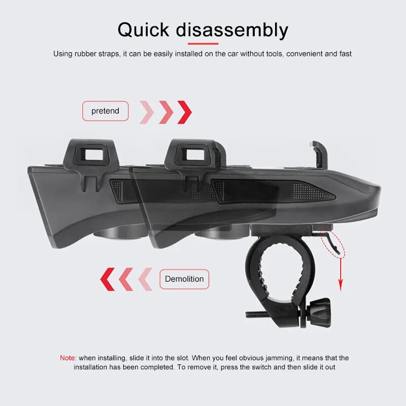 Headlight 2 LED/3 LED/5 LED/8 LED Bike Light