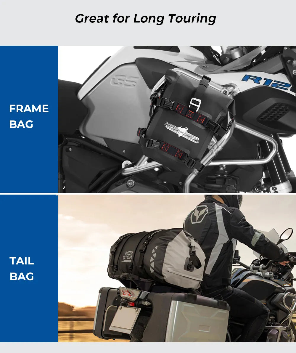 Motorcycle Bag Waterproof PVC Duffle Bag