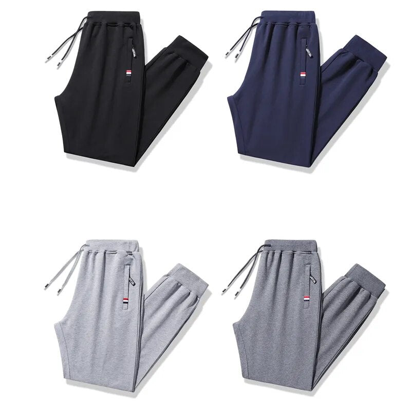 Elastic Waist Casual Cotton Track Sweatpants
