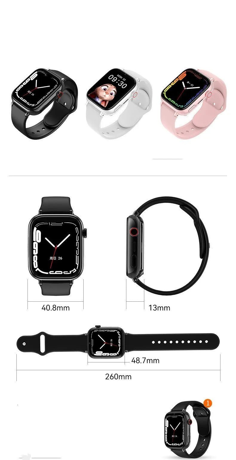 T9 Smartwatch X 7 LCD 1.73 Inch Watch MEN'S Watch Dialing Smartwatch