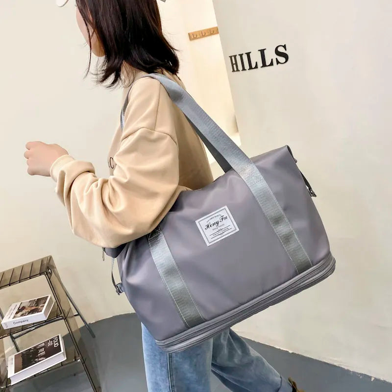 Bolsa de viaje con doble cremallera