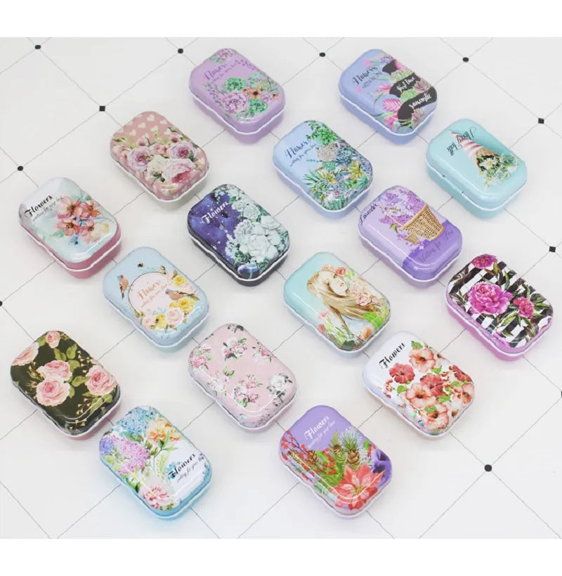 Colorful Mini Tin Storage Box