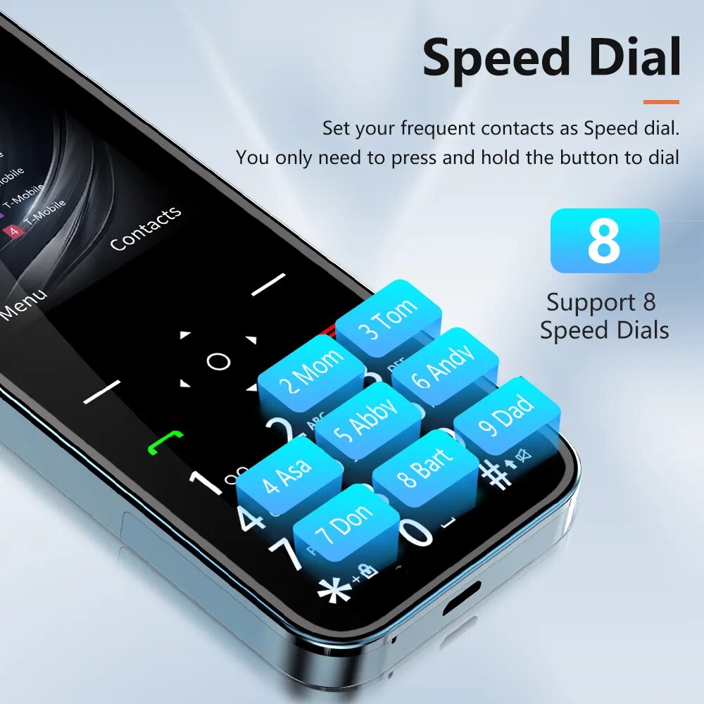 Teléfono móvil al por mayor de 4 SIM con Magic Voice y grabadora automática