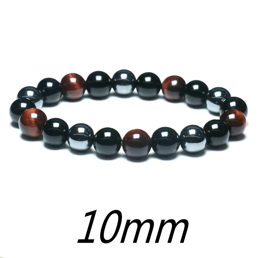 Joyería de pulsera de cuentas de ojo de tigre