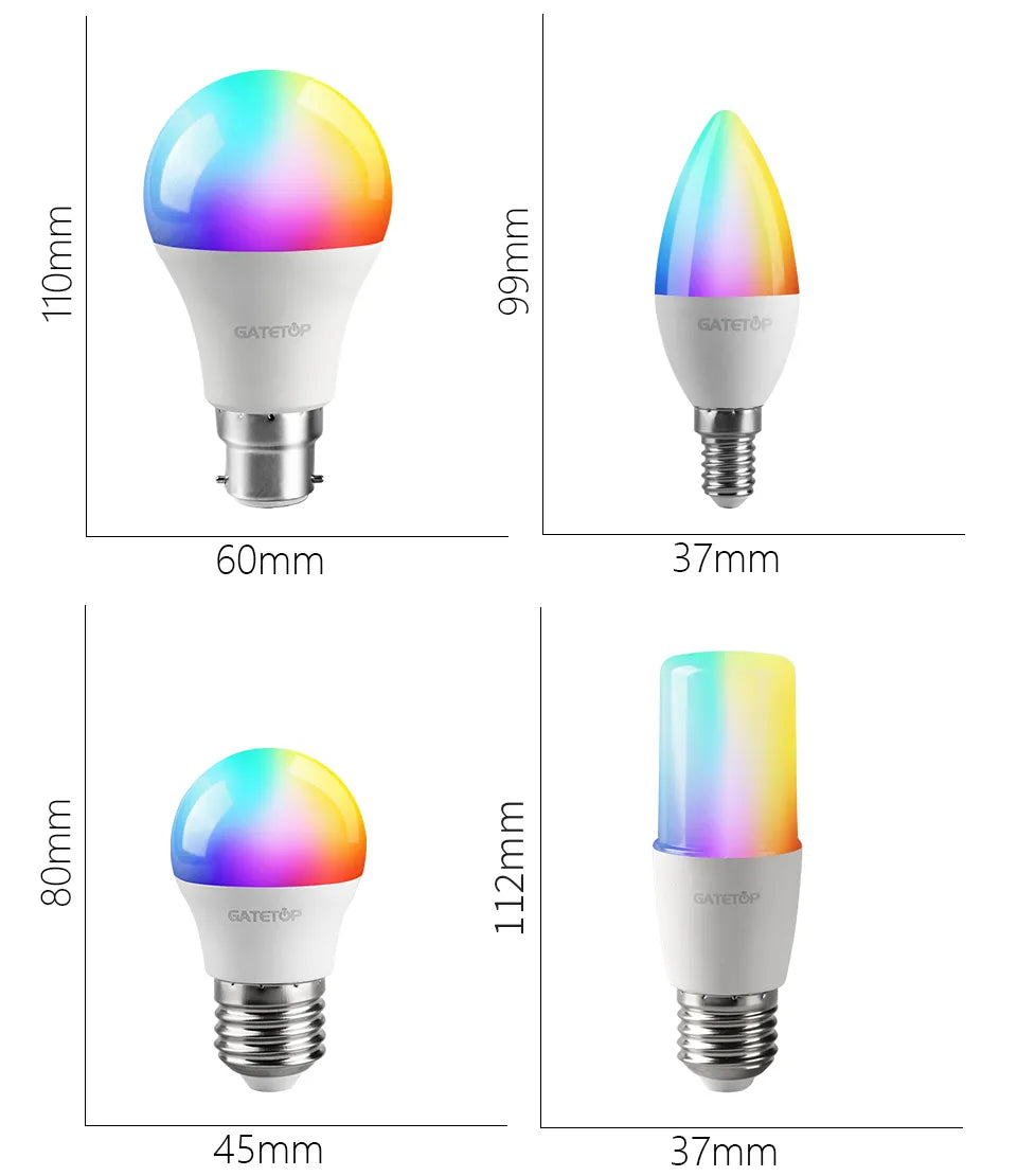 Spotlight Bulb with E27, E14, GU10, B22 bases