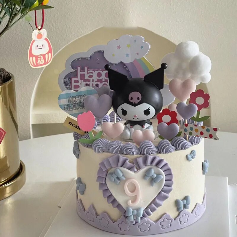 Cute Sanrio Anime DIY Figure Set for Kids