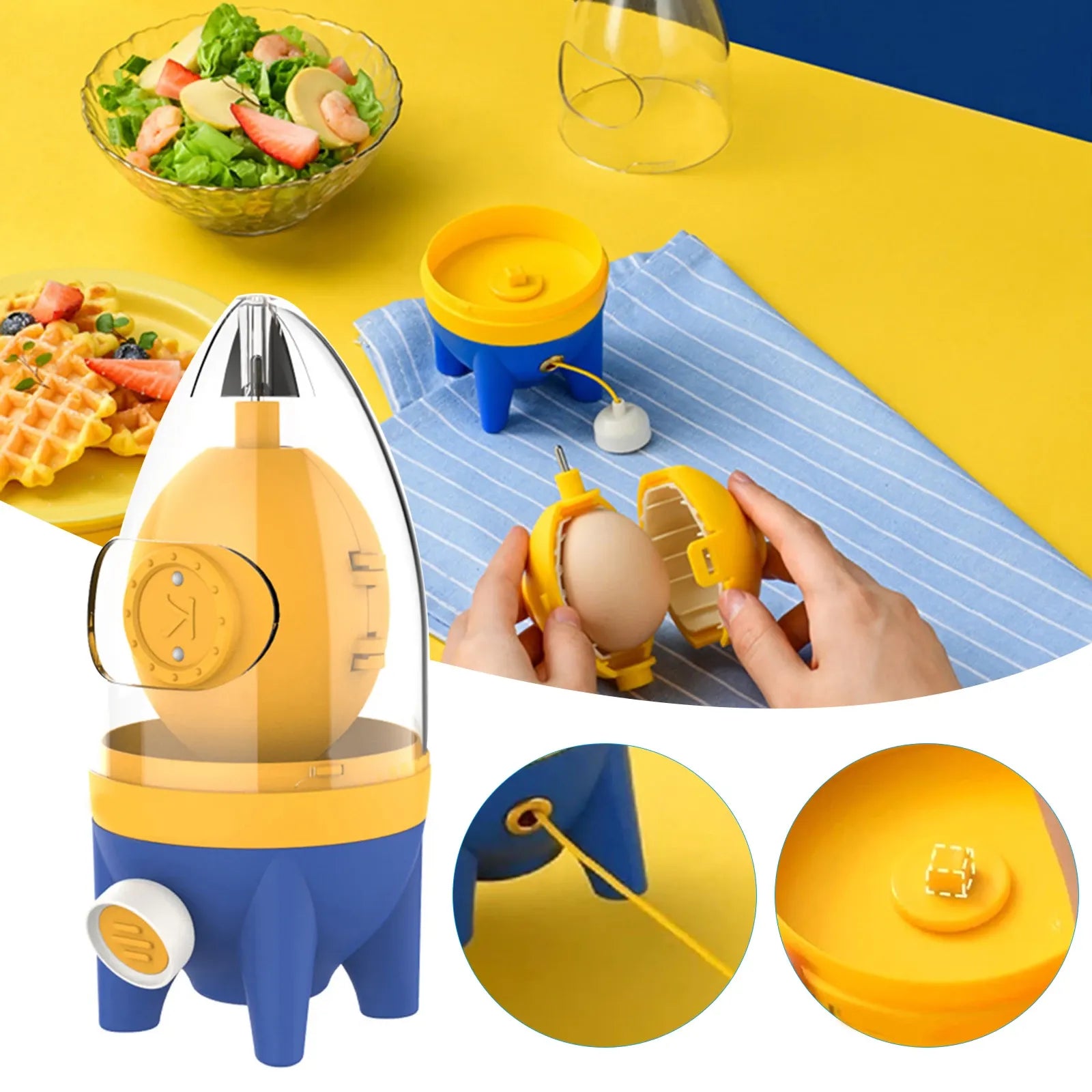 Rocket Manual Golden Egg Puller Scrambler