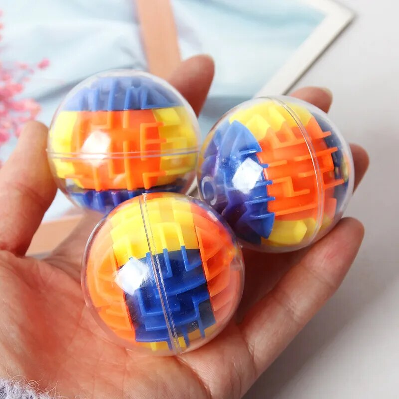 3D Maze Magic Cube Six-sided Transparent