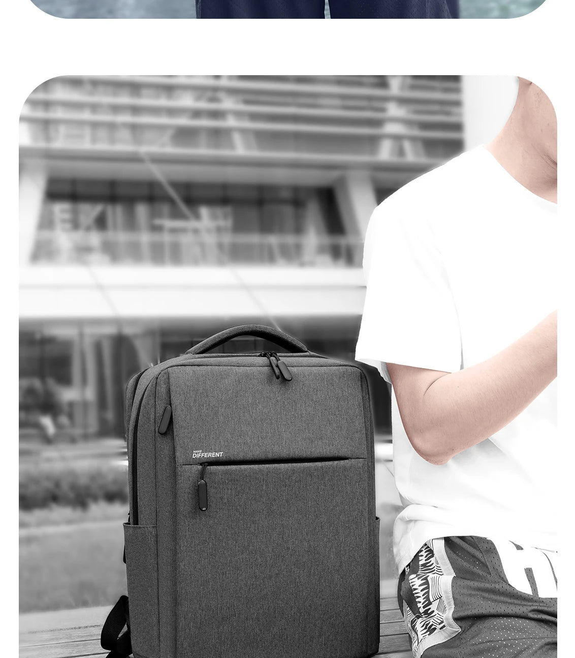 Anti-Diebstahl-Laptop-Schulreisetasche