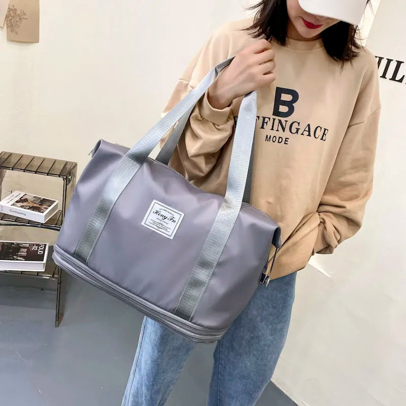 Bolsa de viaje con doble cremallera