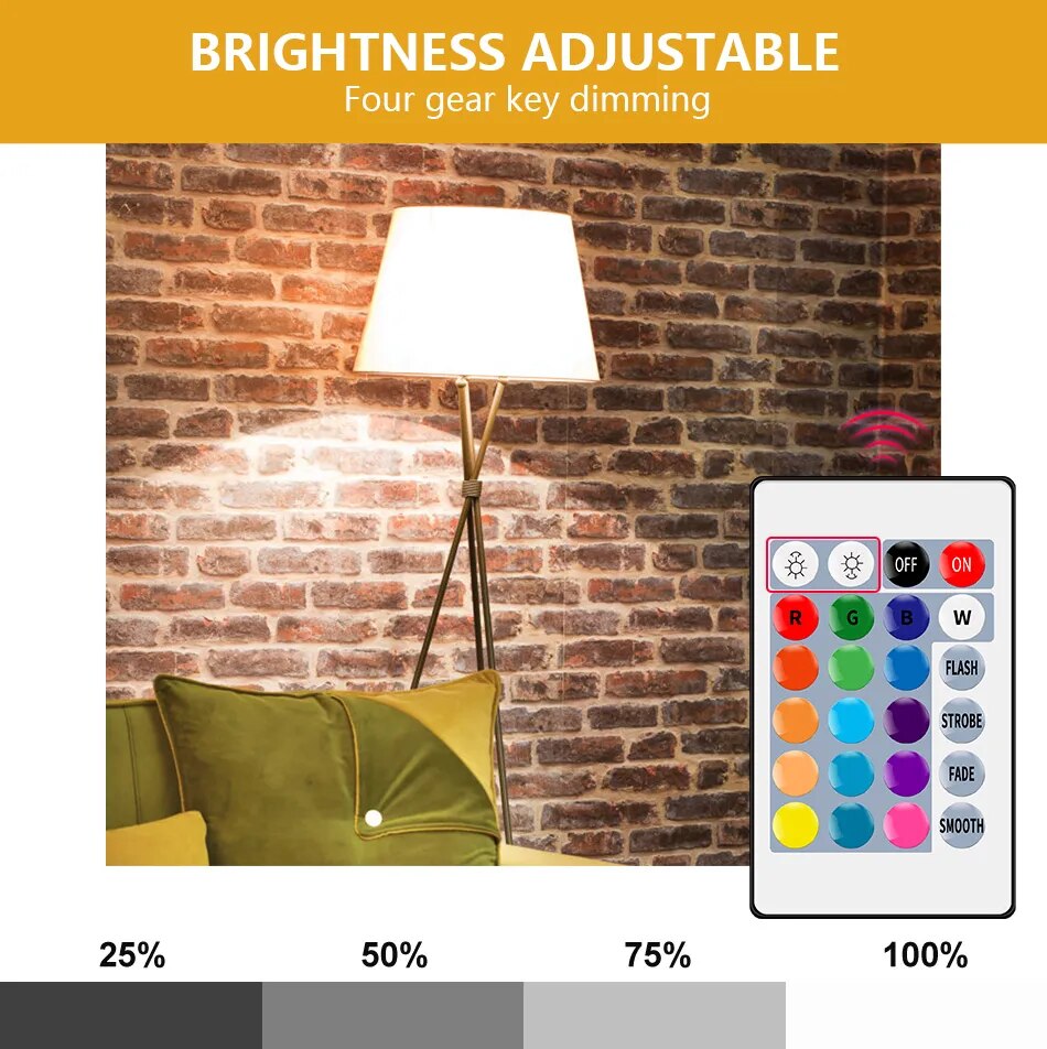 Spotlight Bulb with E27, E14, GU10, B22 bases