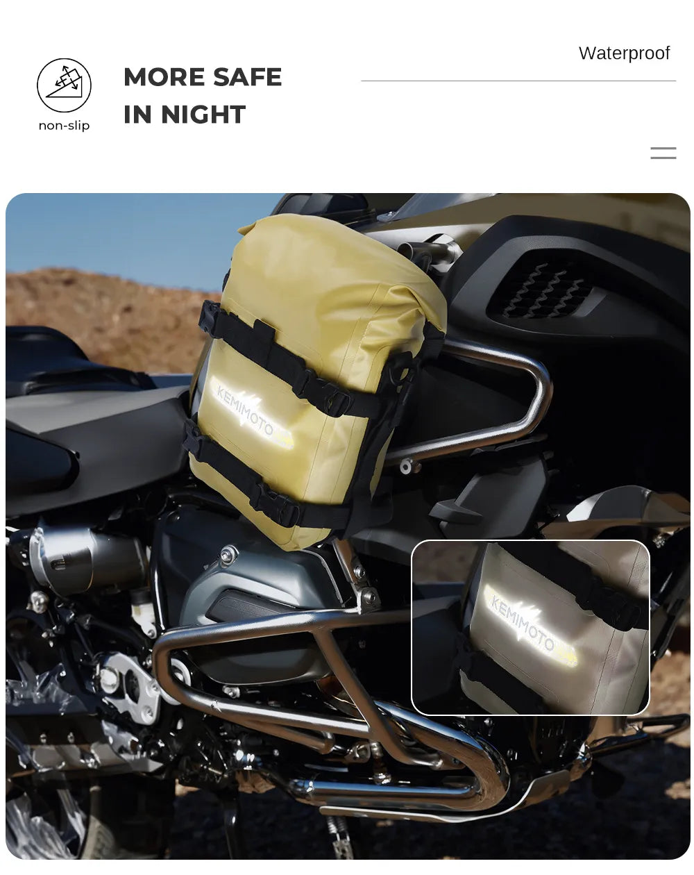 Motorcycle Bag Waterproof PVC Duffle Bag