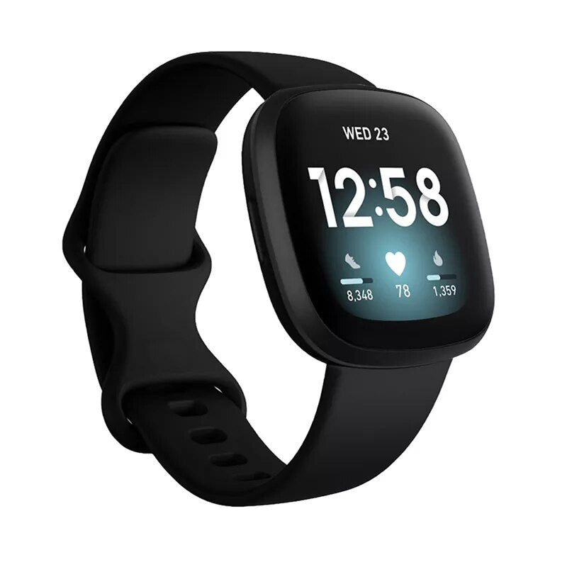 Fitbit Versa 3 Watch Band Reloj inteligente suave Correa pulsera deportiva