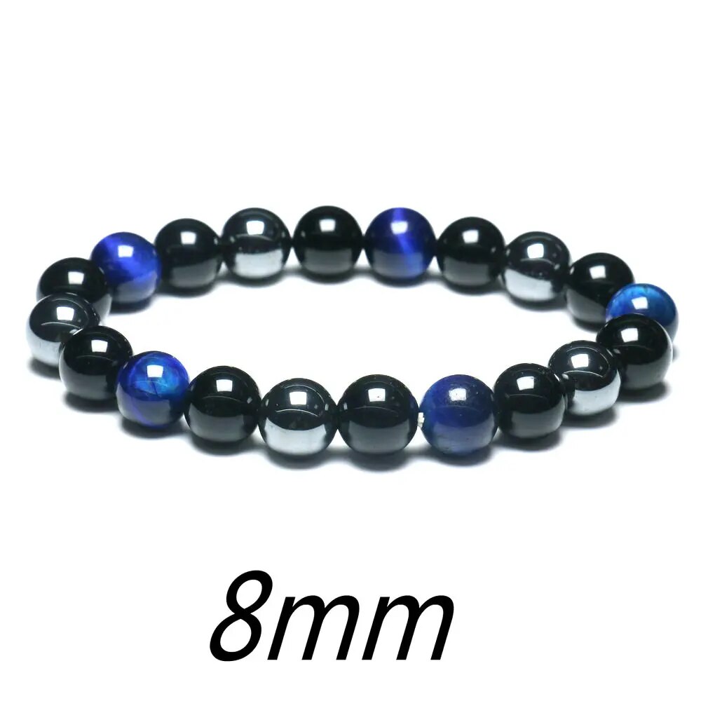 Joyería de pulsera de cuentas de ojo de tigre