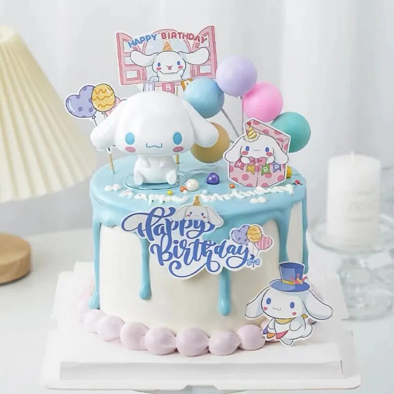 Cute Sanrio Anime DIY Figure Set for Kids