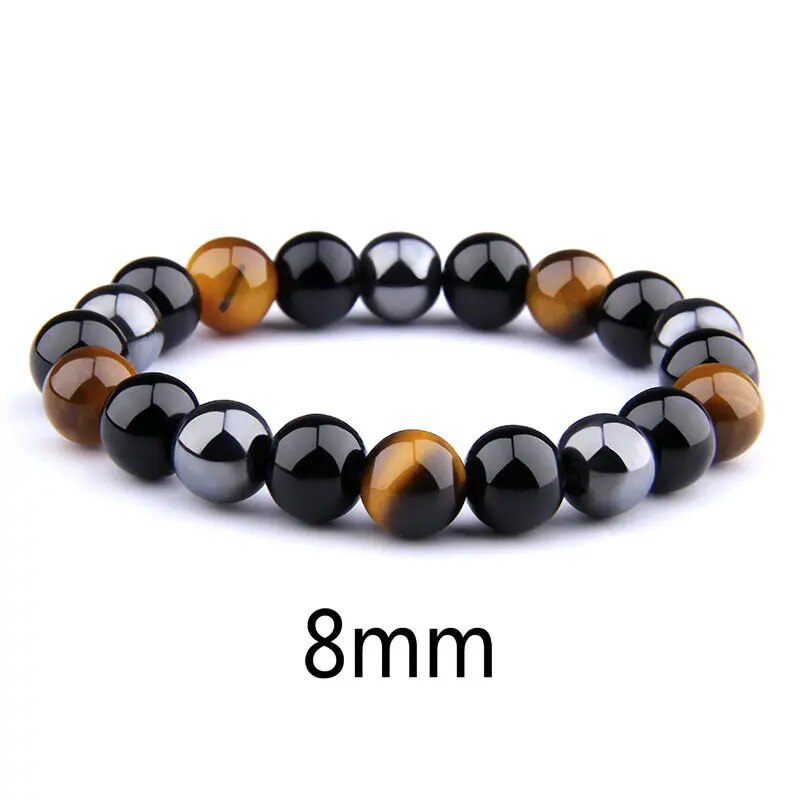 Joyería de pulsera de cuentas de ojo de tigre