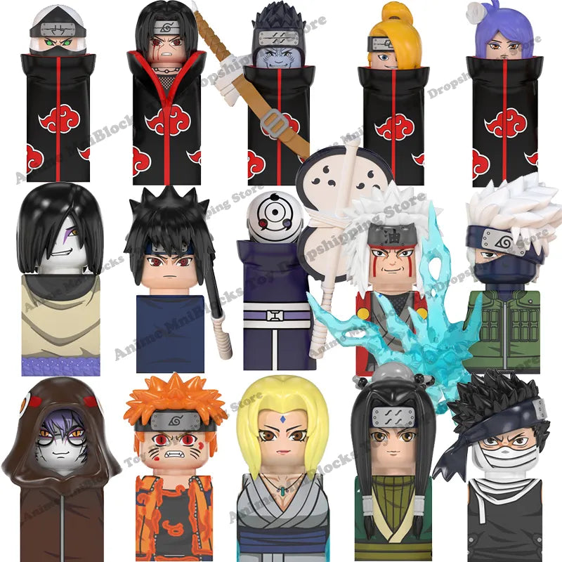 Anime Heroes Mini Action Figures Set