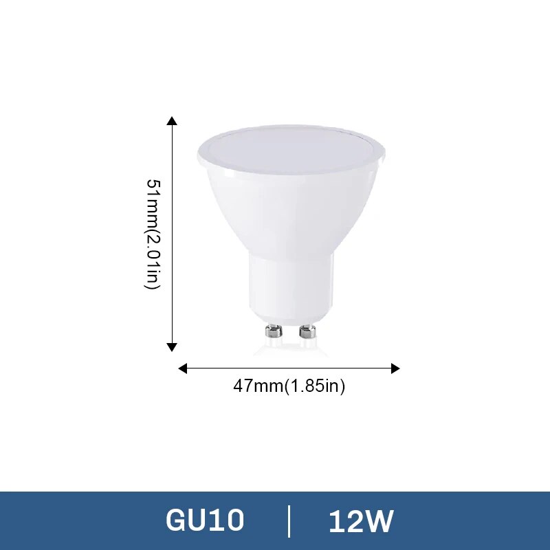10pcs LED Bulb Lamps E26 E27 E14 E12 110V GU10  120V Table Light