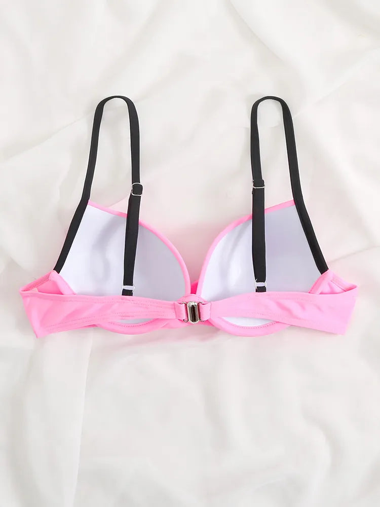 High Waist Thong Swimwear Trunks Bikinis Top
