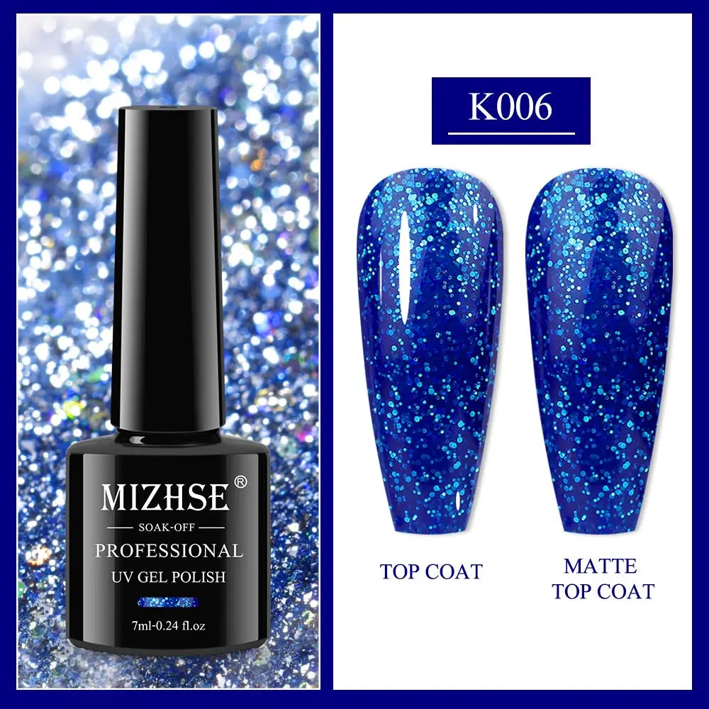 Reflective Glitter Gel Semi-Permanent Nail Polish
