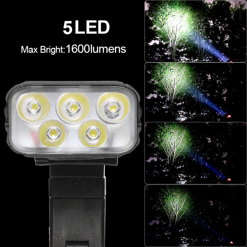 Headlight 2 LED/3 LED/5 LED/8 LED Bike Light
