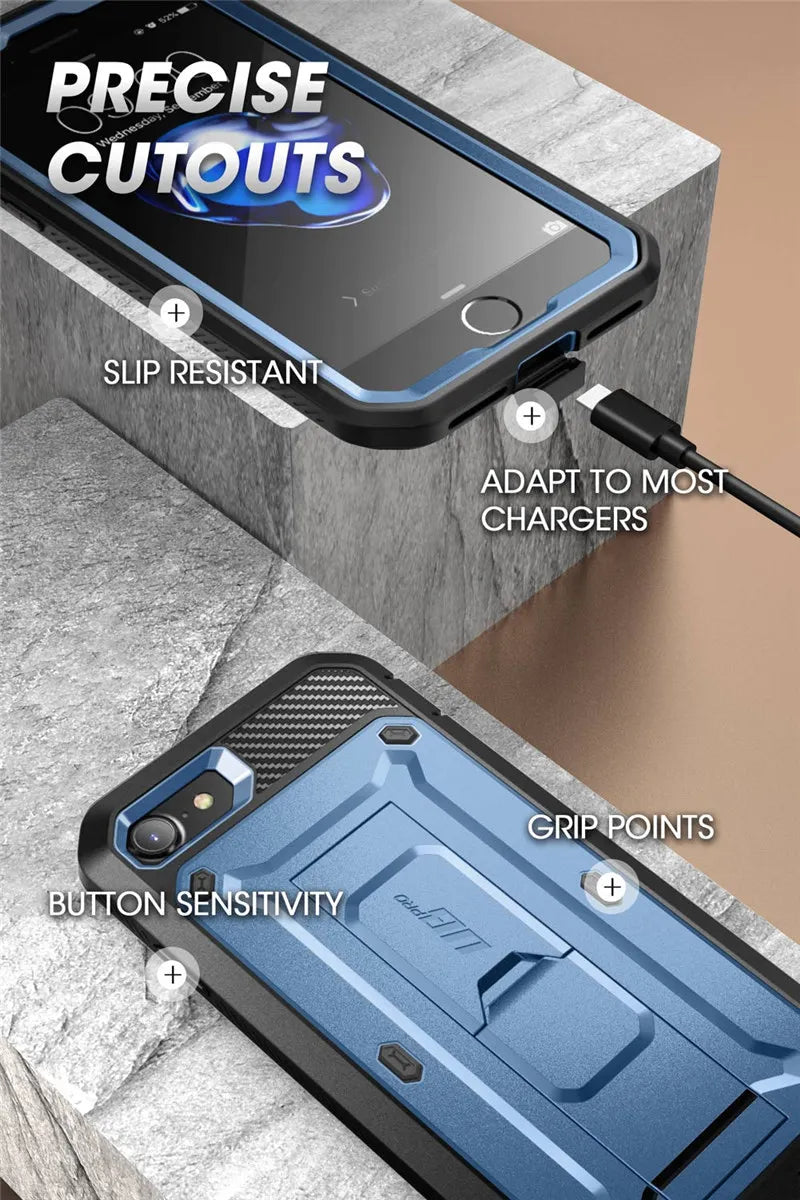 IPhone 7/8 Case Pro Rugged Holster Cover