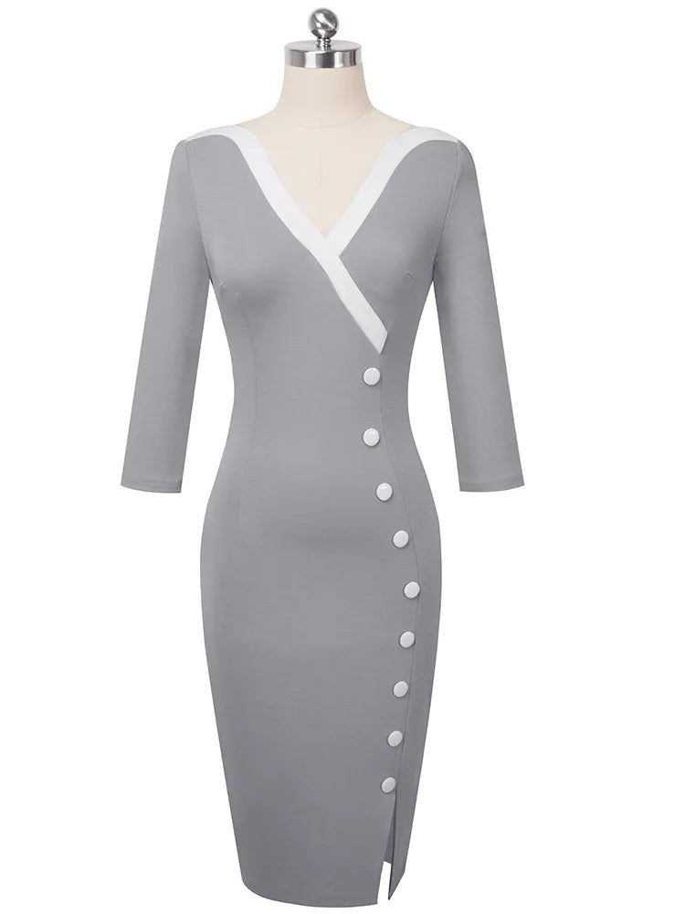 Elegant Sexy V-neck Stylish Dress