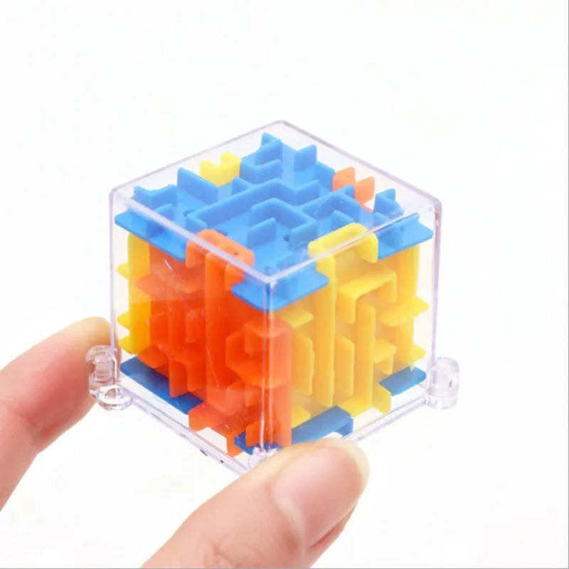 3D Maze Magic Cube Six-sided Transparent