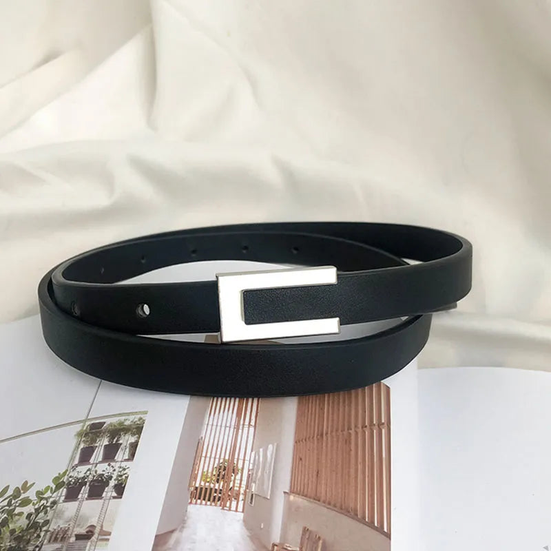 Cinturón de diseñador con correa de cintura con hebilla de metal con personalidad