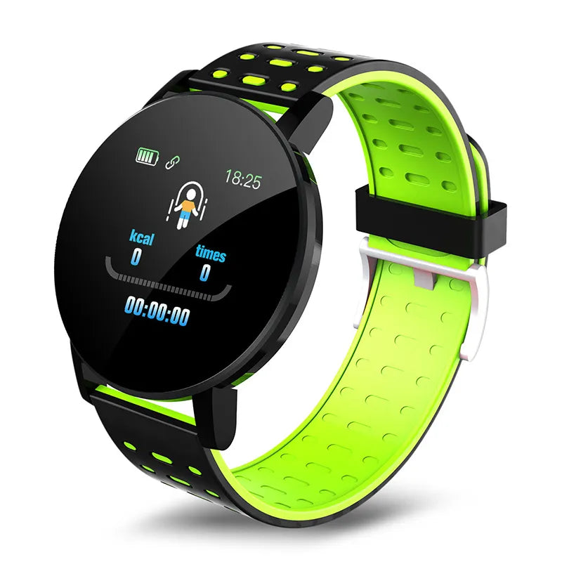 Heart Rate Blood Pressure Monitoring Fitness Tracker Smartwatch