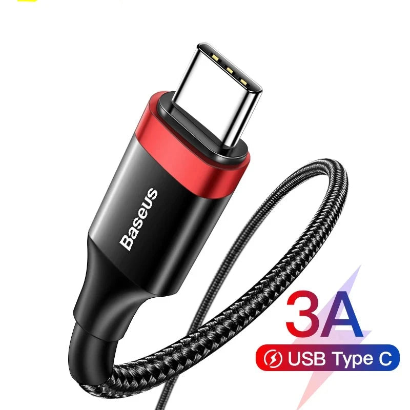 Cargador de carga rápida con cable USB tipo C