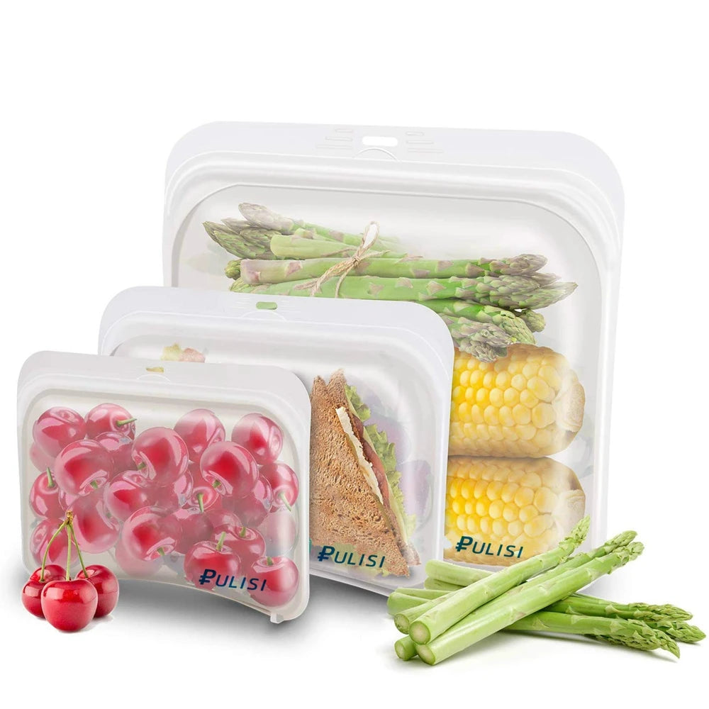 Silicone Reusable Food Storage Bags