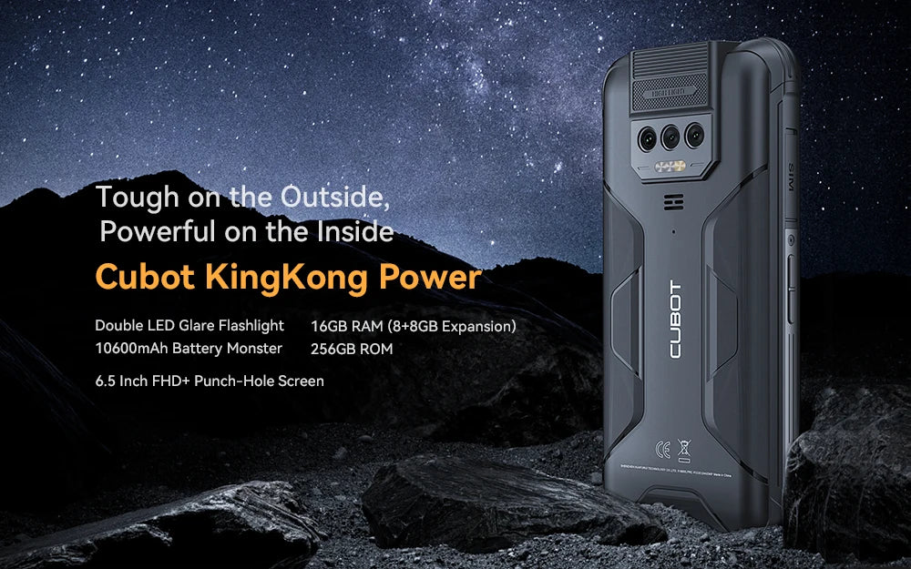 Teléfono de carga rápida de 8GB+256GB, 10600mAh, 33W