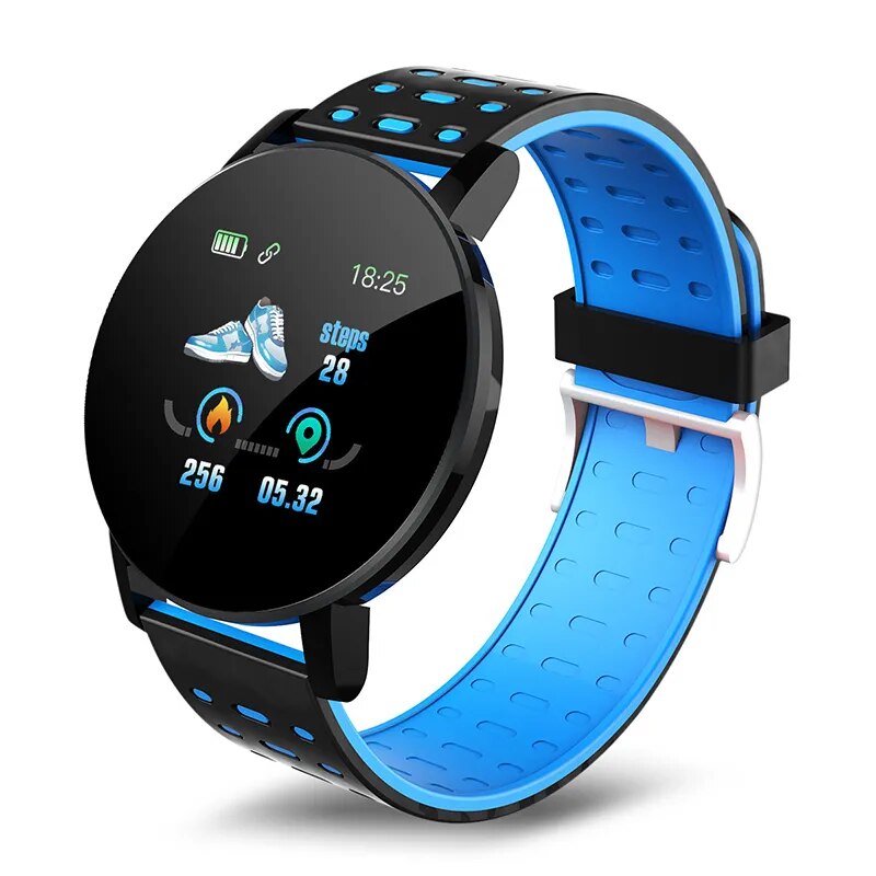 Heart Rate Blood Pressure Monitoring Fitness Tracker Smartwatch