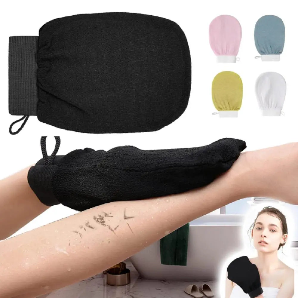 Guantes exfoliantes para masaje facial de piel exfoliante