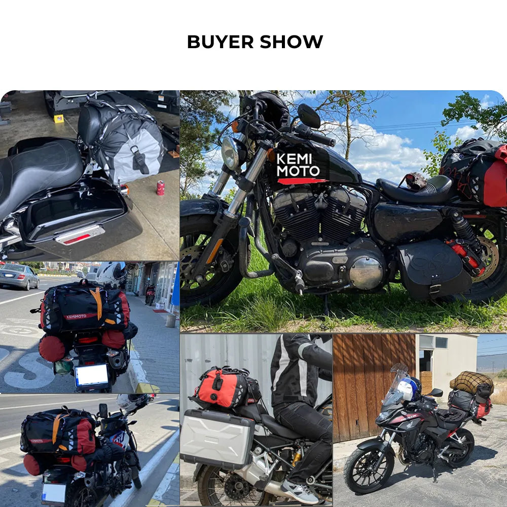 Motorcycle Bag Waterproof PVC Duffle Bag
