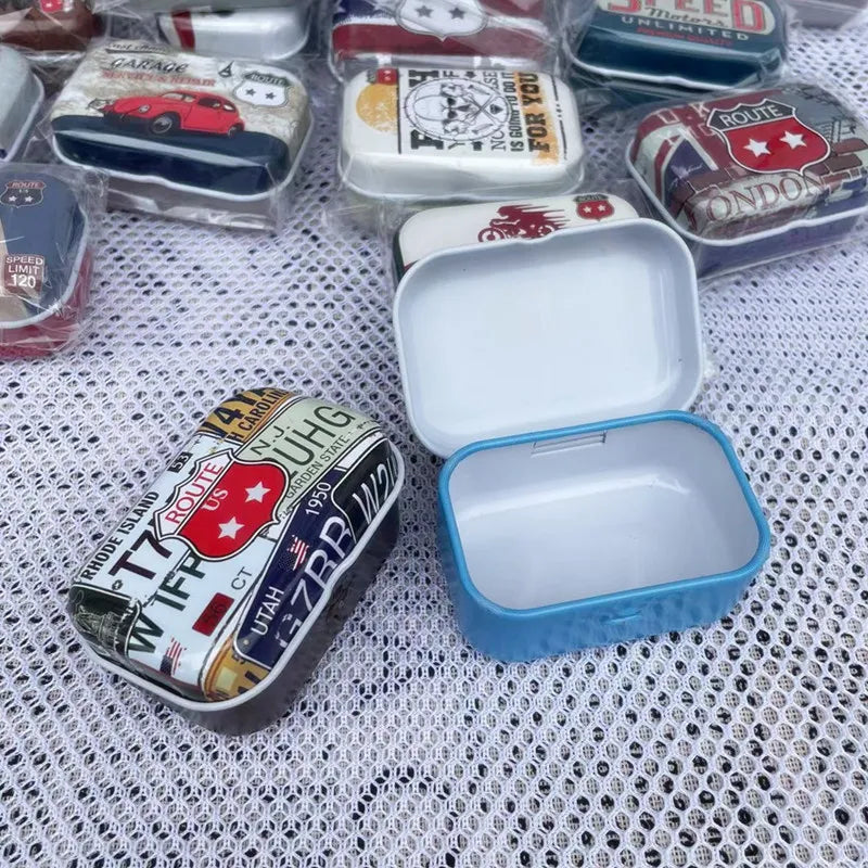 Colorful Mini Tin Storage Box