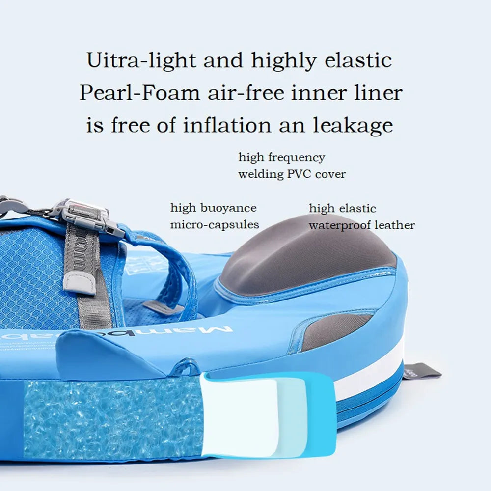 Toddler Non-Inflatable Buoy Swim Trainer Lying