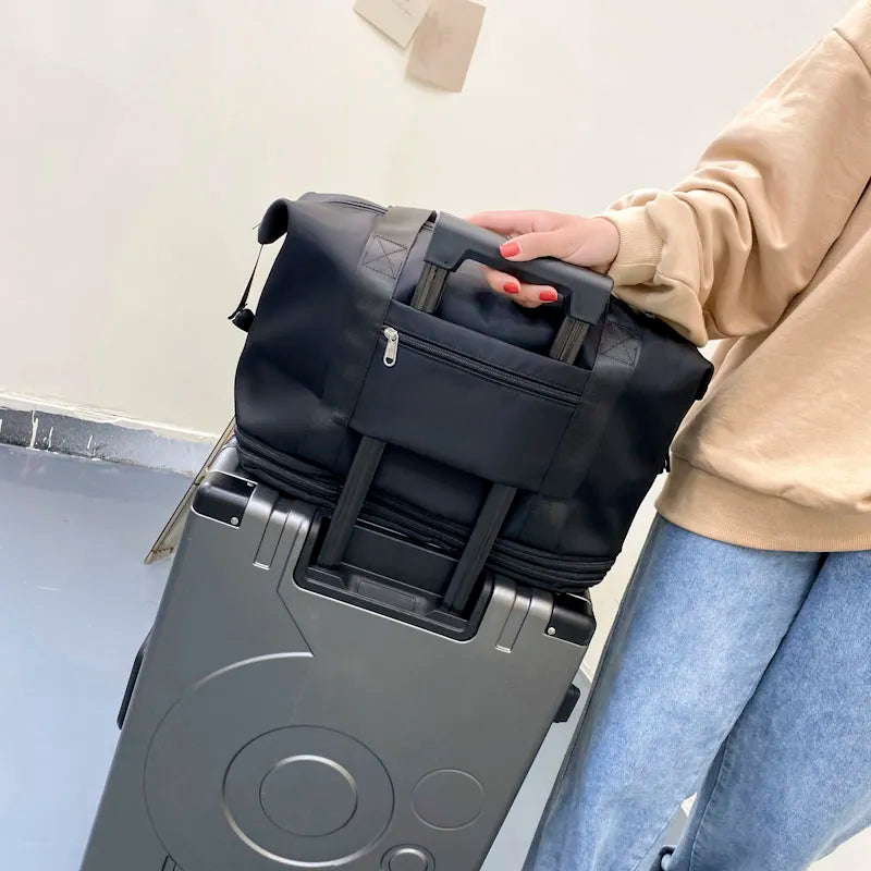 Bolsa de viaje con doble cremallera