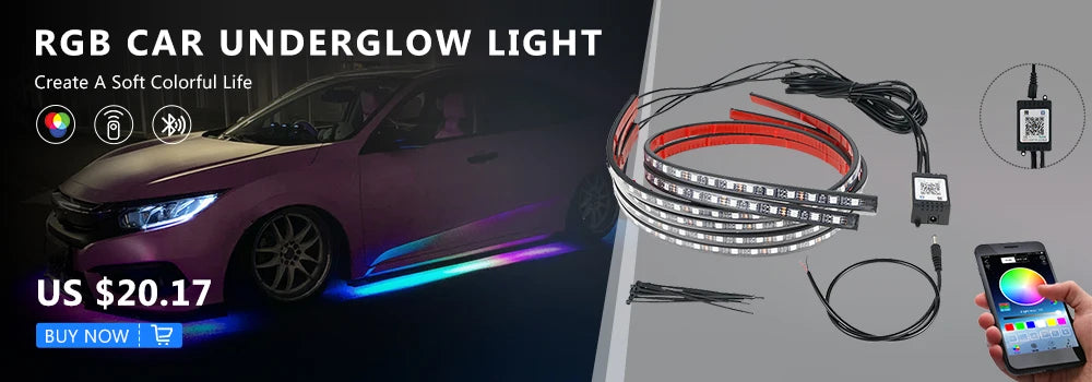 Remote APP Voice Music Control LED Strip Light