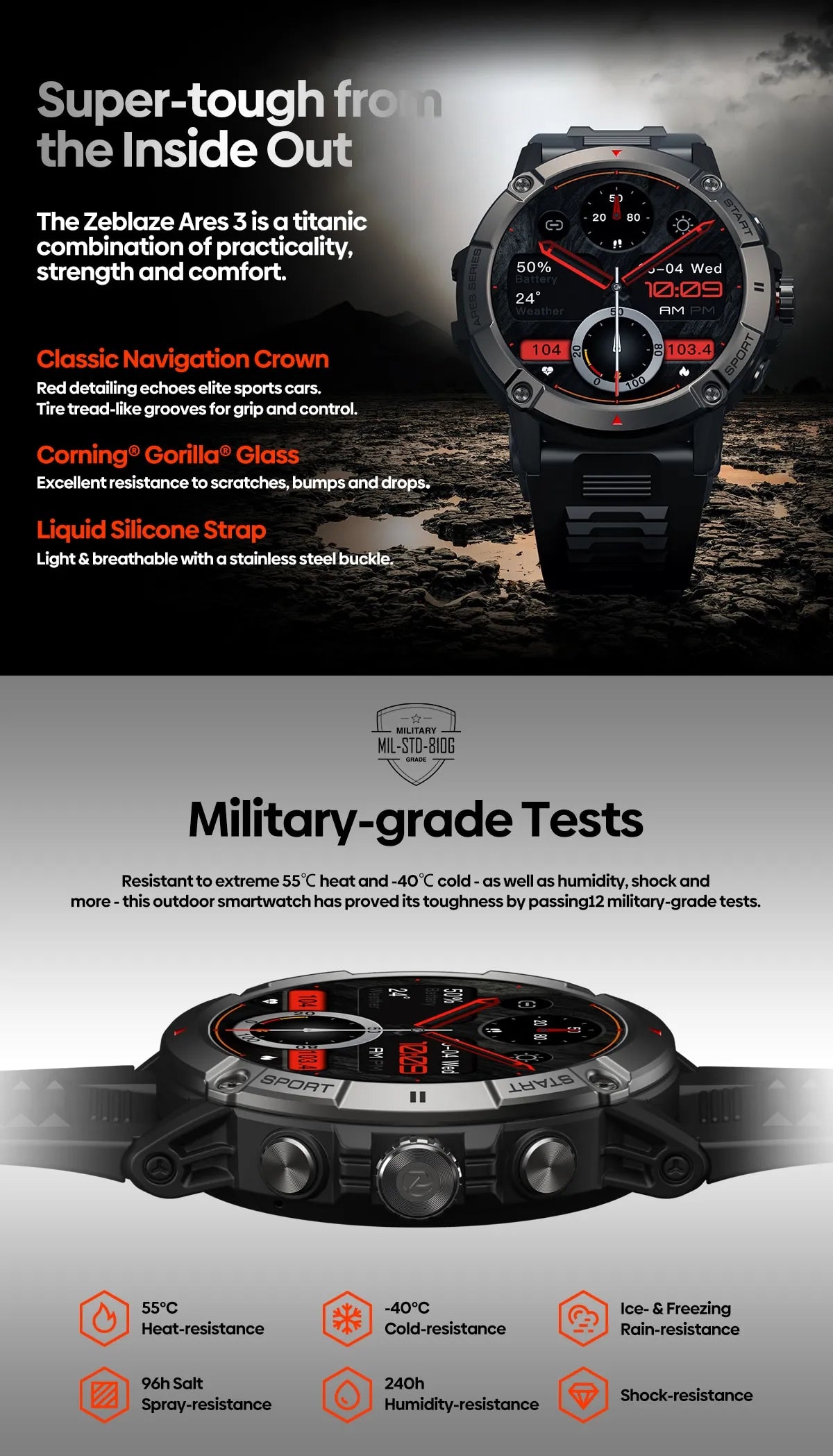 1.52 Inch IPS Display Voice Calling Smartwatch