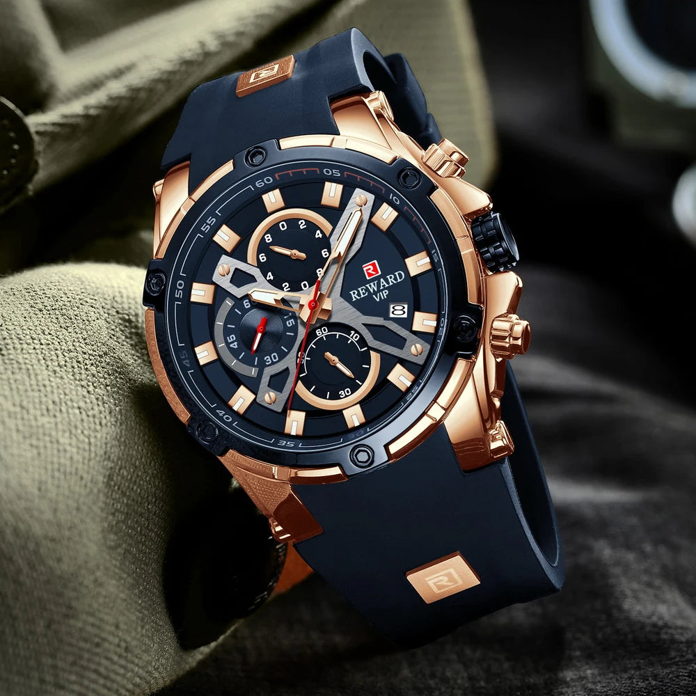 Wasserdichte Chronograph-Sportuhr