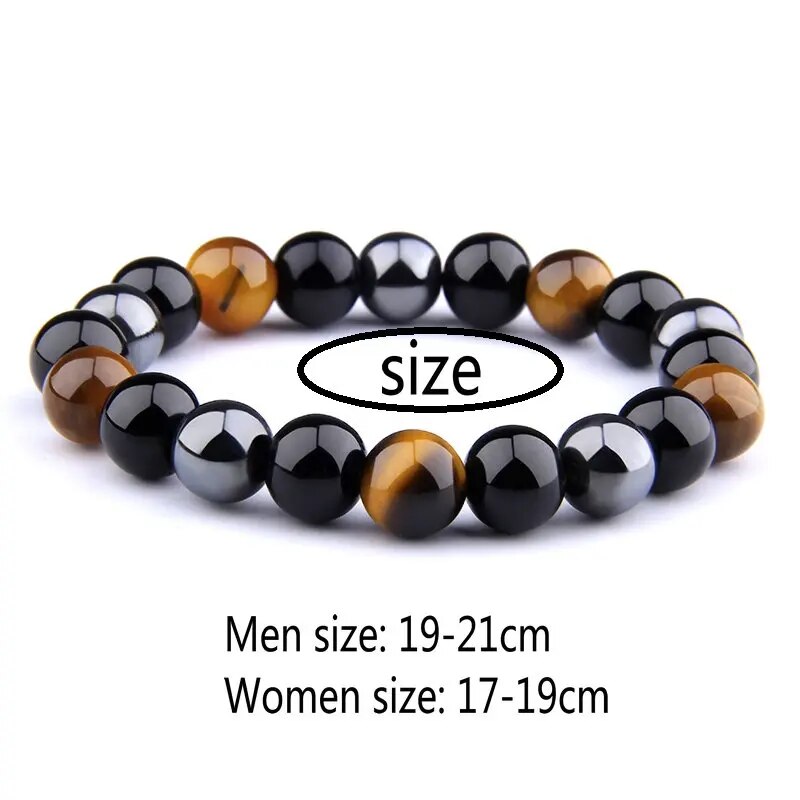 Joyería de pulsera de cuentas de ojo de tigre