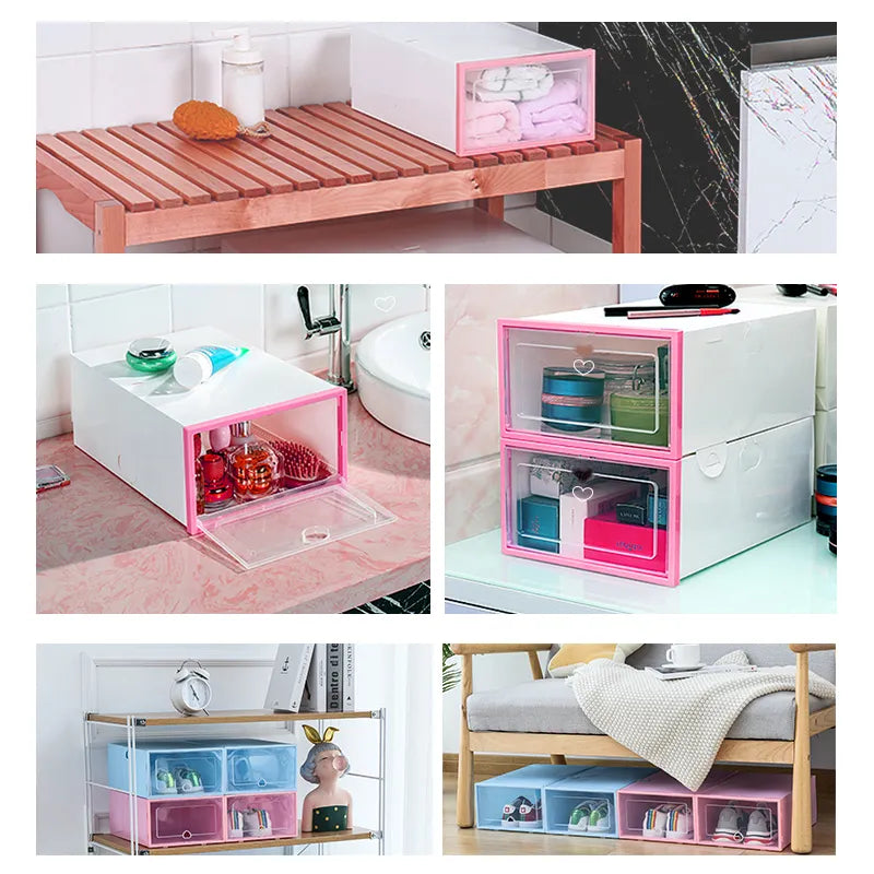 Transparent Shoe Box