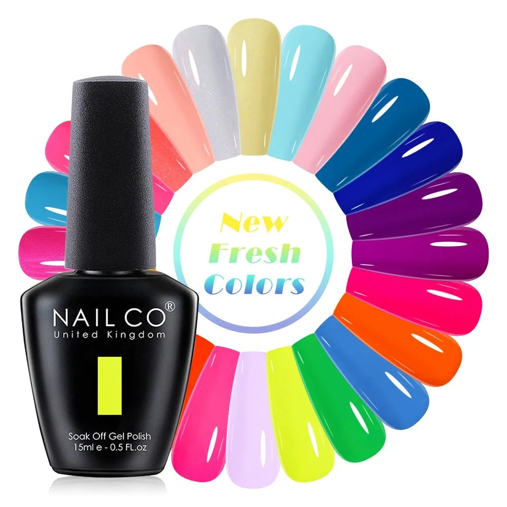 Juego de esmaltes de uñas en gel para manicura