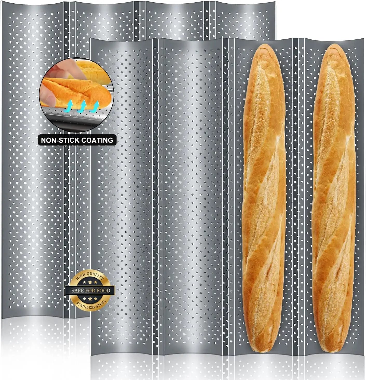 Backform für französische Brotstäbe