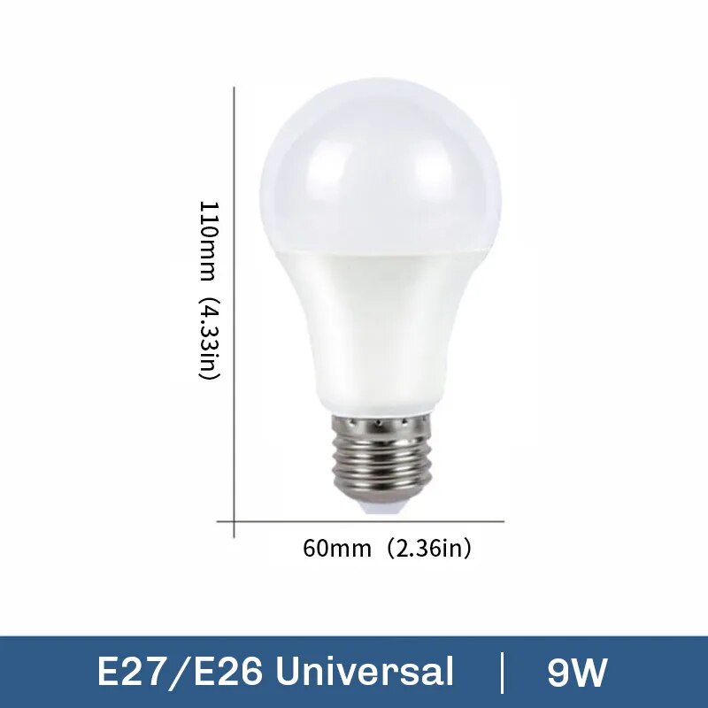 10pcs LED Bulb Lamps E26 E27 E14 E12 110V GU10  120V Table Light
